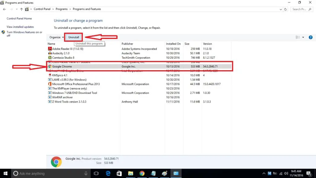 uninstall-google-chrome-in-windows-10