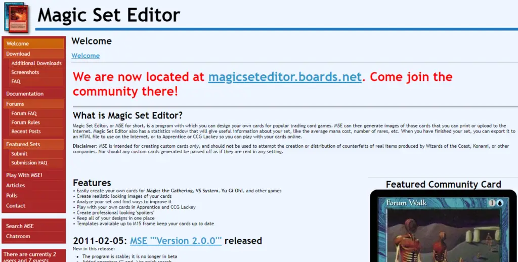 Magic set editor