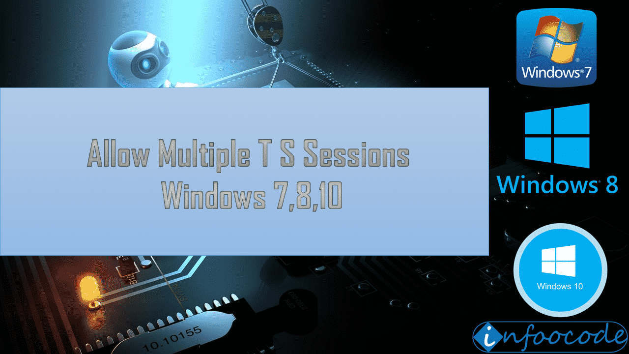 Allow Multiple Ts Sessions Windows 7 Allow Multiple Ts Sessions Windows 7