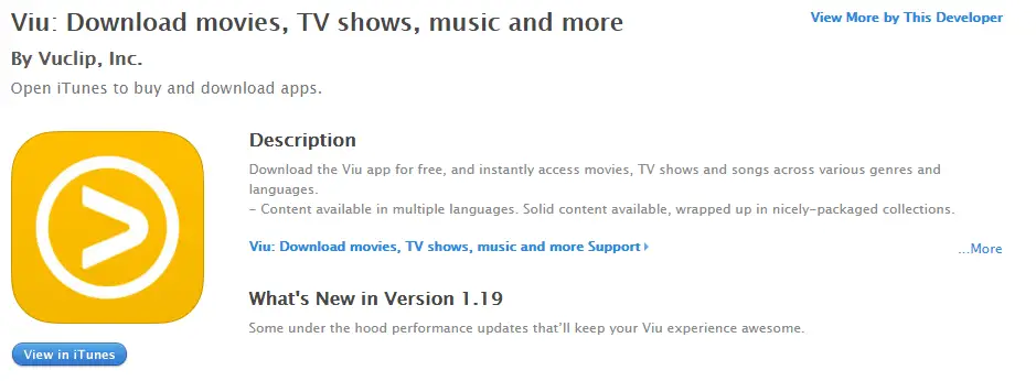 VIU App Download IOS install