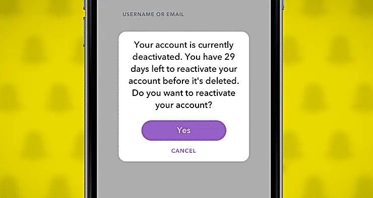 deactivate-snapchat-account reactivate