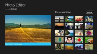 Aviary Photo Editor for Windows effects