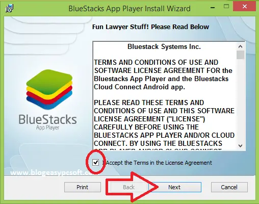 Bluestacks Offline Installer step 2