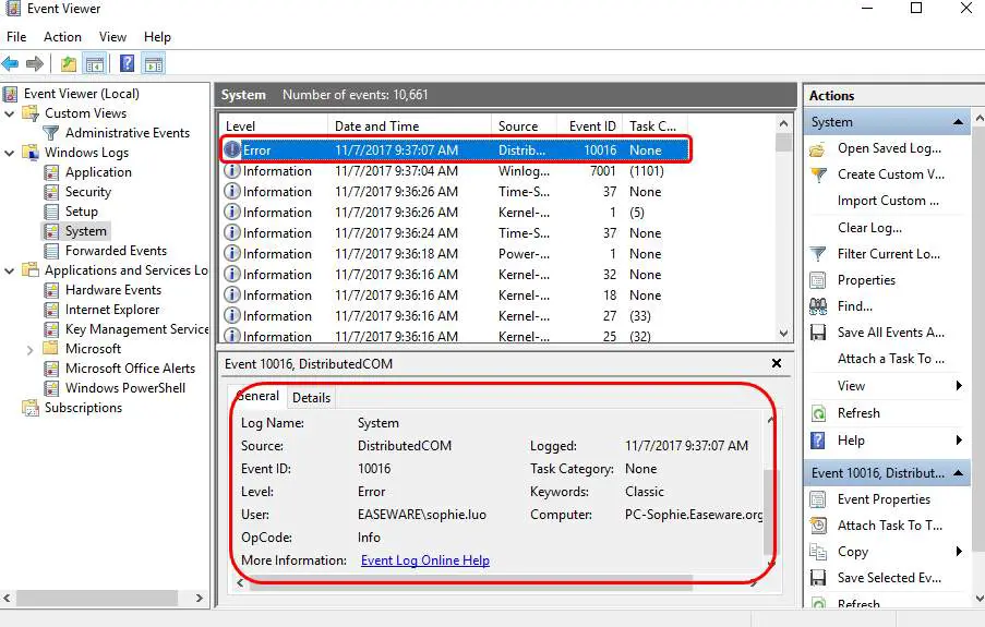 DPC watchdog violation error system