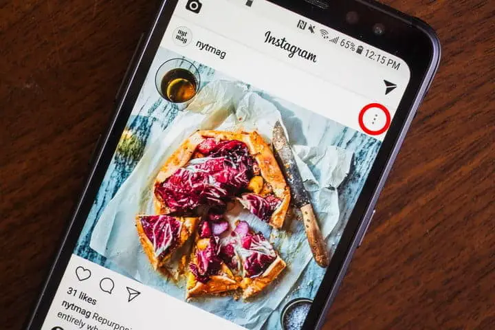 How to Repost on Instagram instasave screen