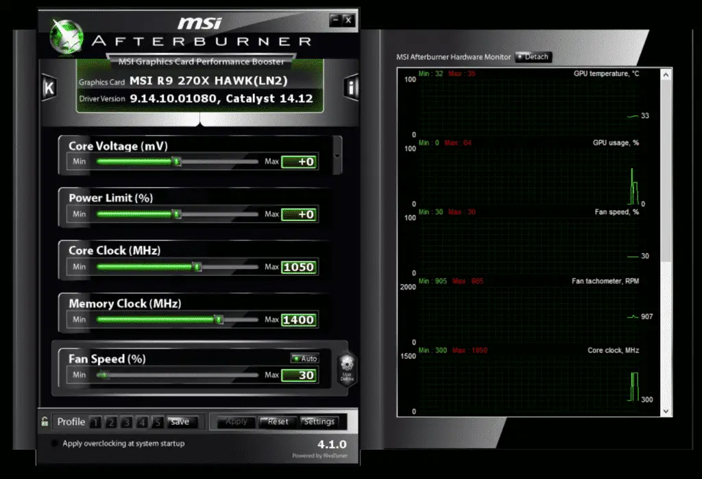 Tools to Stress Test Your PC MSI-Afterburner