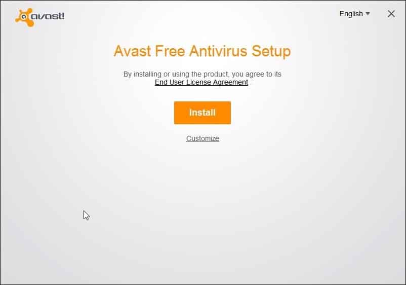 Uninstall Avast SafeZone Browser avast-free-setup