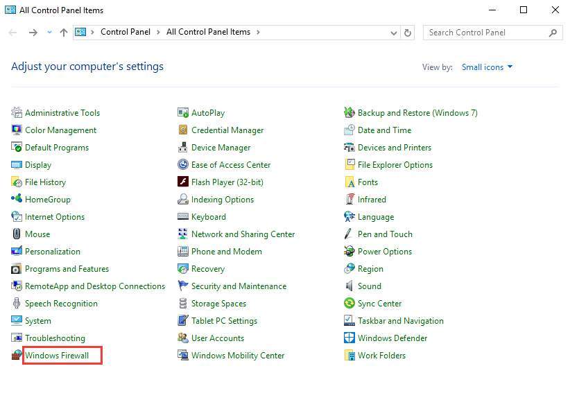 Windows-Firewall
