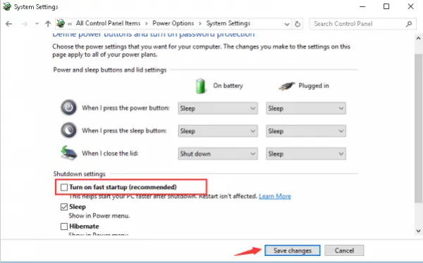 solve USB not recognised issue Control panel