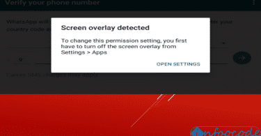 screen overly detected