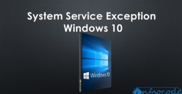 System Service Exception windows 10