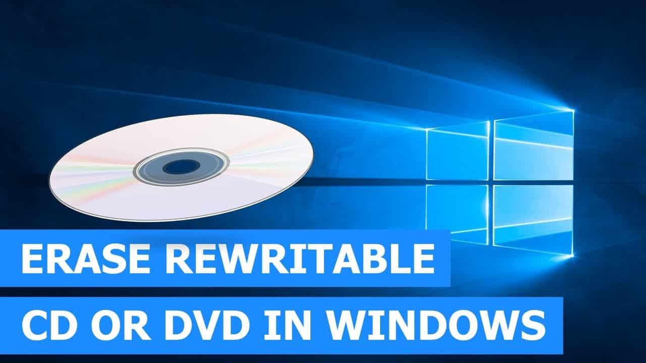 how to erase cd windows 11