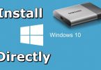 Install Windows 10 from External Hard Drive