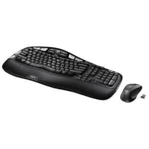 Logitech MK550 Wireless Wave Keyboard and Mouse Combo - best ergonomic keyboards